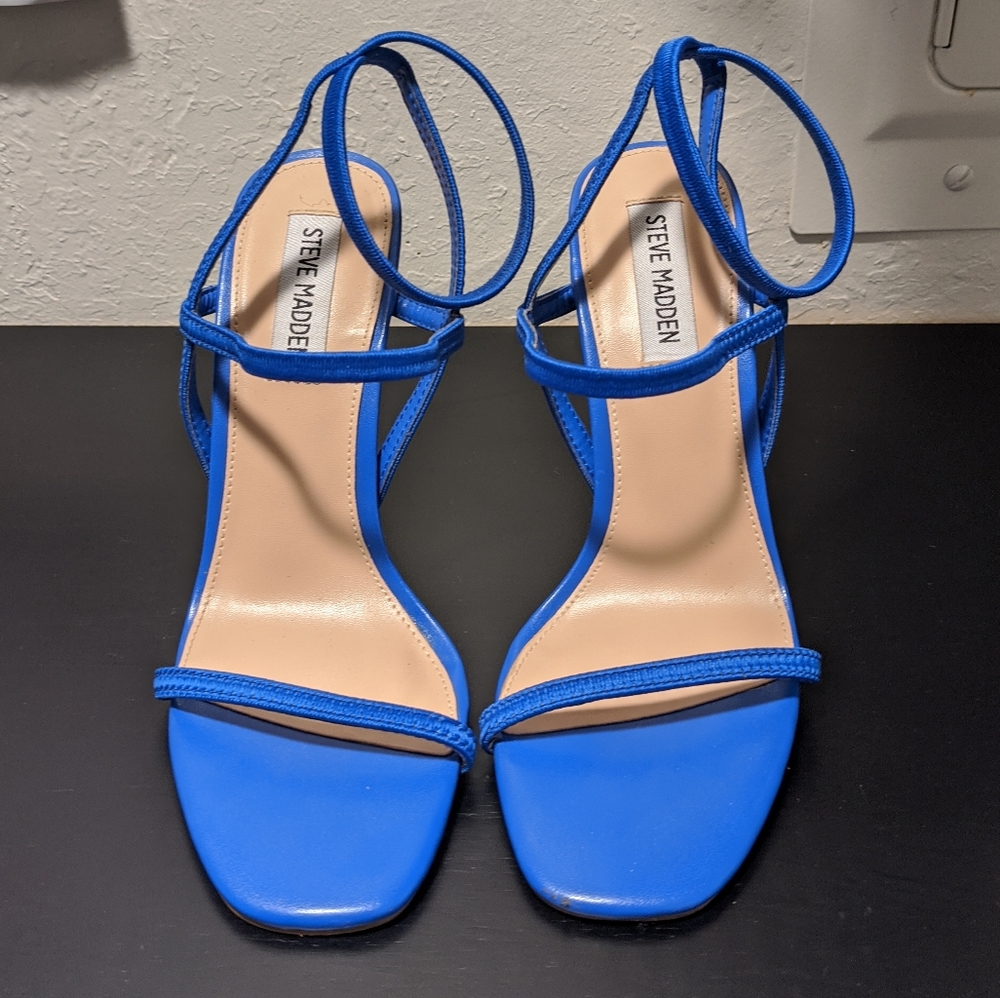 Steve Madden 4" Nectur Heel Blue